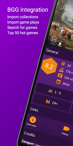 Android application Board Games Companion screenshort