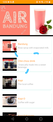 Singapore food dishes