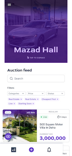 Mzad Live Screen 3