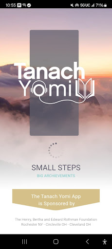 Android application Tanach Yomi – Torah & Nach screenshort