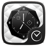 Black and White Go Clock Theme icon