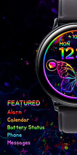 Painting Butterfly_Watchface Screen 2