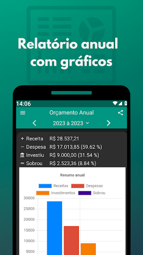 Sobrou - Controle de Orçamento Screen 3