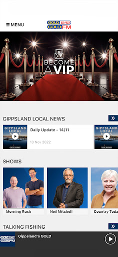 Android application Gippslands GOLD screenshort