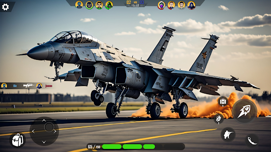 天空戰鬥空中戰爭噴氣機遊戲