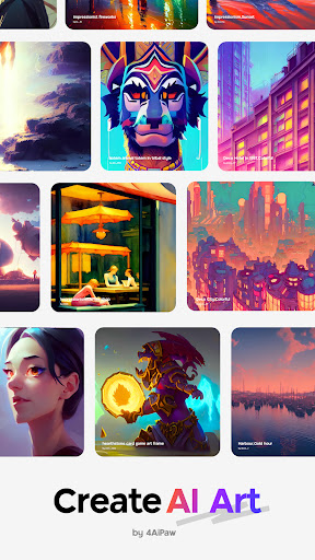 Android application AI Art Generator - HitPaw screenshort