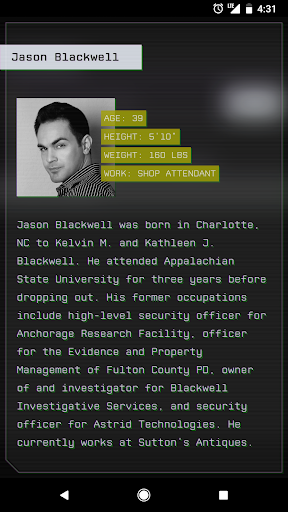 The Vigil Files: Case 1 Screen 2
