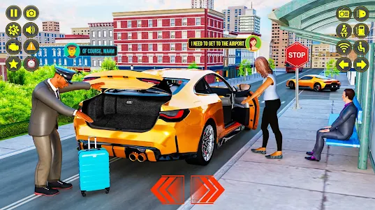 City Crazy Cab Taxi Games 3D
