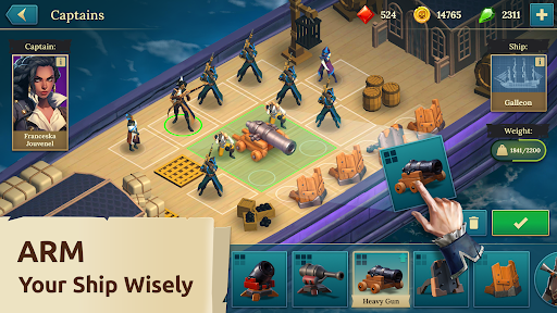 Screenshot of Pirate Ships・Build and Fight