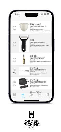Order Picking App Screen 3