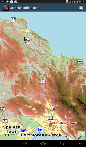 Jamaica offline map