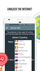 Shuttle VPN MOD APK v2.6.1 [Pro/Premium Unlocked] 4