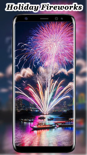Holiday Fireworks Night Wallpa