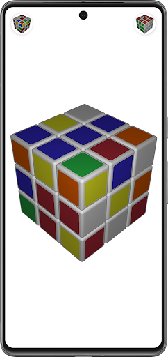 Android application Rubik's Cube Simulator 3D screenshort