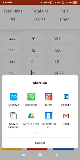 JCPSK Calculator : Cement Shee Screenshot 3 - AppWisp.com