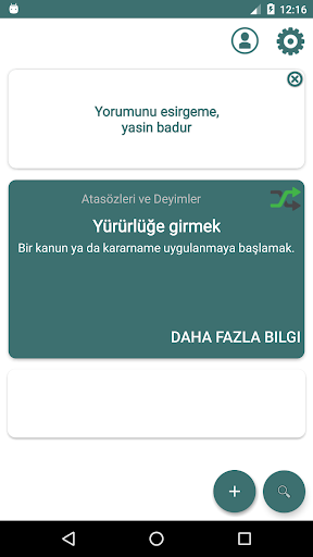 Android application Türkçe Sözlük-İnternetsiz screenshort