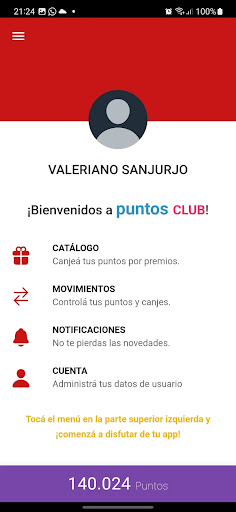 One Store Puntos Screen 2