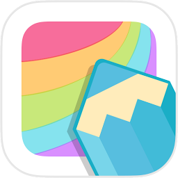 「メディバン ぬりえ - 無料で遊べる塗り絵アプリ」のアイコン画像