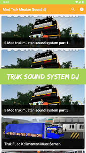 Mod Truk Muatan Sound & DJ