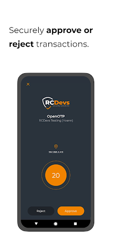 OpenOTP Token Screen 2