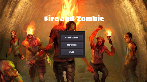 Android application Fire and Zombie screenshort
