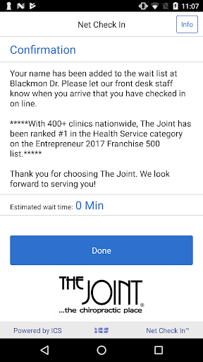 Net Check In - The Joint Screen 3