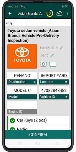 arl Vehicle Pre-Del Inspection Screen 3