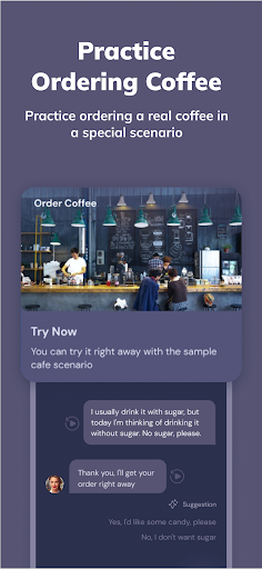 YES AI Speaking Practice Screen 3