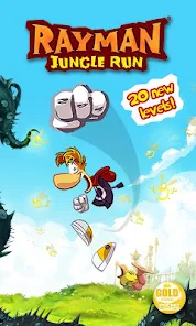 Rayman Jungle Run para Android e iOS recebe atualização com 20 fases