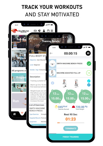 OneWorld Sports App Screen 2