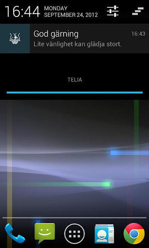 Android application God gärning screenshort