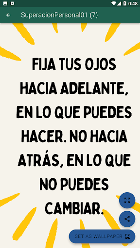 Android application Frases de Superación Personal screenshort