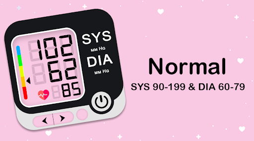 Android application Blood Pressure Tracker screenshort