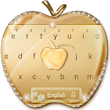 Crystal Gold Keyboard Keyboard Theme icon
