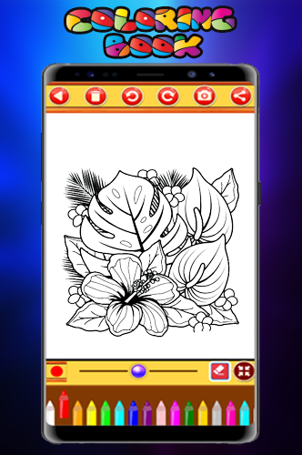 Flower Coloring  Drawing Book - Expert Drawing