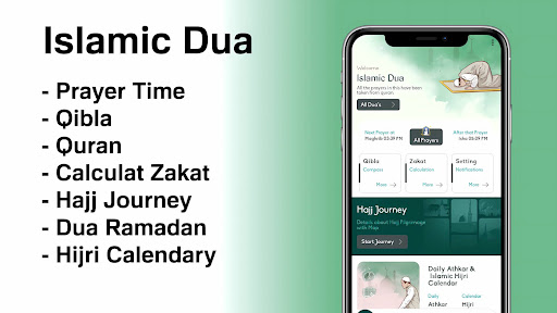 Android application Qibla Prayer Time-Prayer Dua screenshort
