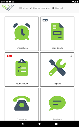 Android application My Teign screenshort