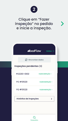 WoodFlow Inspeções Screen 3