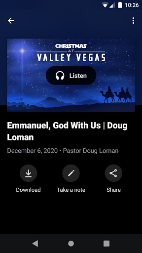 Valley Vegas Church Screen 3