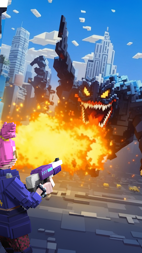 Pixel City War: Fly Shooter Screen 3