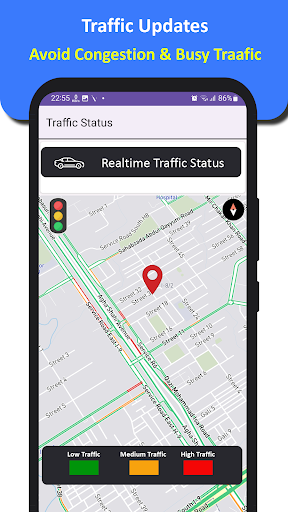GPS navigation, maps & route