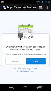 DynamicG Dropbox Plugin