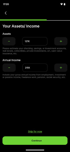 Habits - Finance Screen 2
