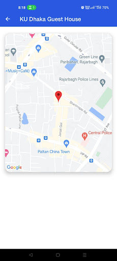 Android application Khulna University Guest House screenshort
