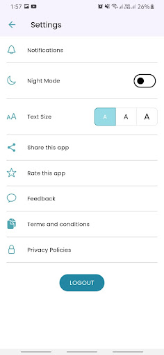 Android application Fiscal News screenshort