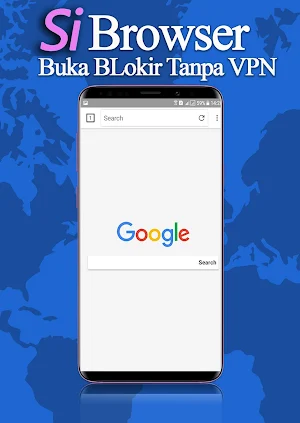 Si Browser Anti Blokir VPN Browser Tercepat screenshot 0