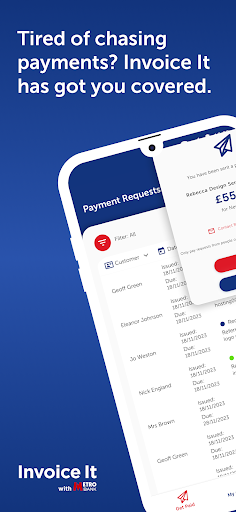 Android application Invoice It screenshort