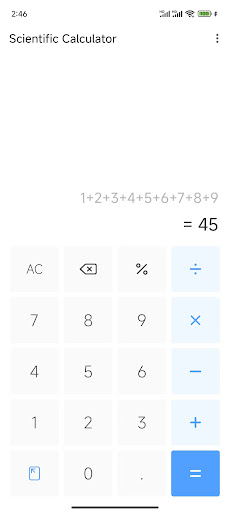 Scientific Calculator Screen 3
