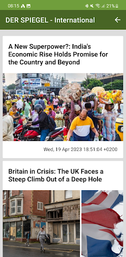 RSS News Screen 2