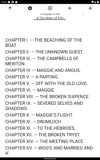 Book, A Daughter of Fife Screen 3